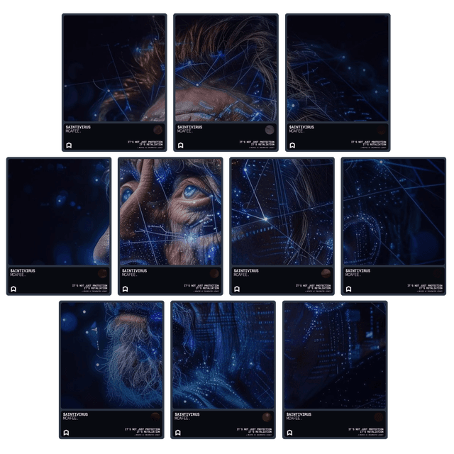 John McAfee NFT Grid
